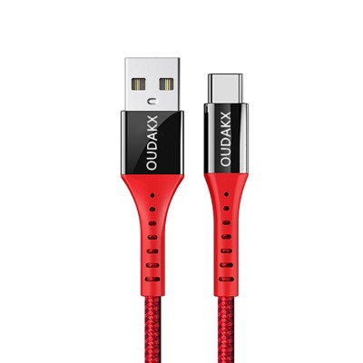 wholesale price 1M nylon braided USB fast charging cable 3A type c data cable for HUAWEI, Xiaomi